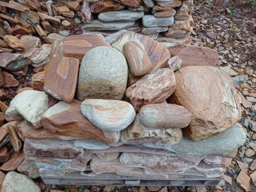 Златолит жёлтый, жёлто-зелёный глыбки и валуны для ланшафтного дизайна купить в Республике Карелия