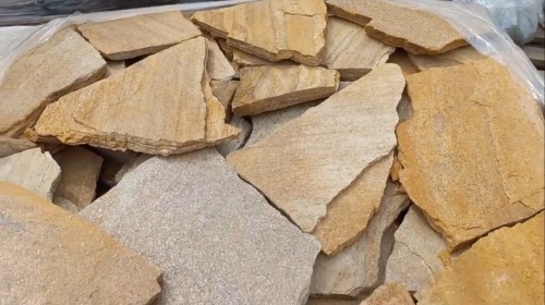 Плитняк златолит жёлтый для цоколя купить в Республике Карелия