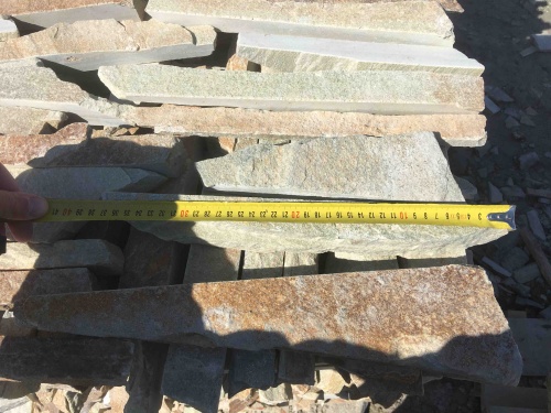 Горбушка златолит золотистый для облицовки купить в Республике Карелия