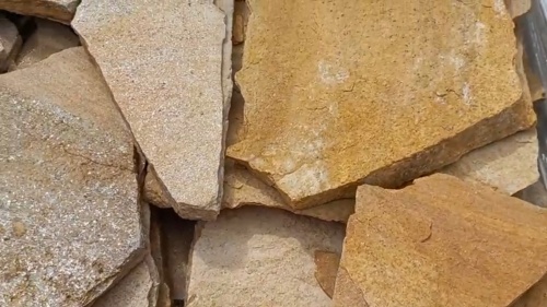 Плитняк златолит жёлтый для цоколя купить в Республике Карелия