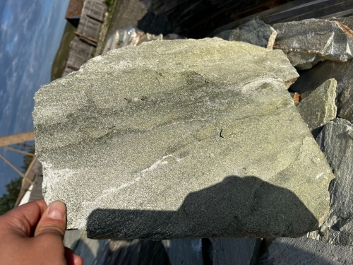 Плитняк златолит зелёный для цоколя, отмостки купить в Республике Карелия