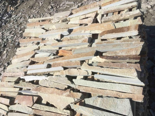 Горбушка златолит золотистый для облицовки купить в Республике Карелия