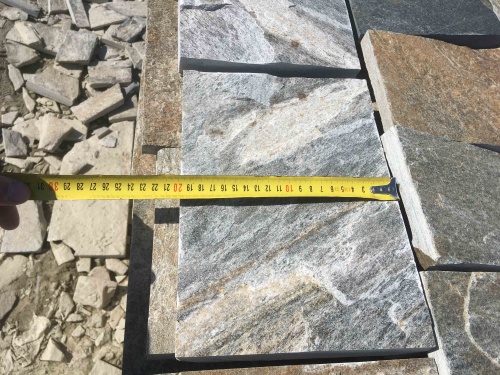 Плитка пилёная златолит Уральский для цоколя, отмостки купить в Республике Карелия