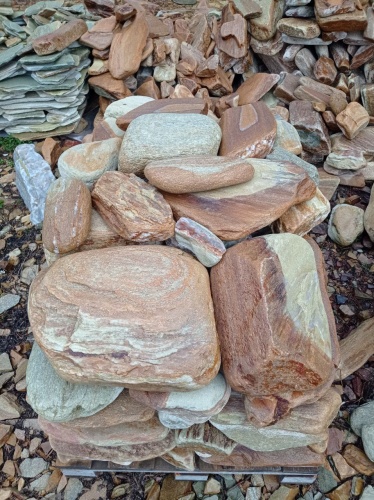 Златолит жёлтый, жёлто-зелёный глыбки и валуны для ланшафтного дизайна купить в Республике Карелия