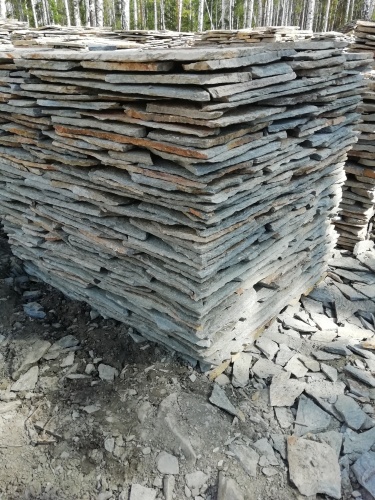 Плитняк златолит Уральский для цоколя, отмостки купить в Республике Карелия